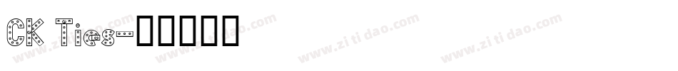 CK Ties字体转换